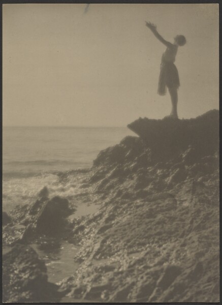 Louis Fleckenstein, [Dancer on the Edge of a Cliff]