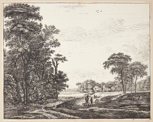 Roelant Roghman, Skovparti med fire figurer