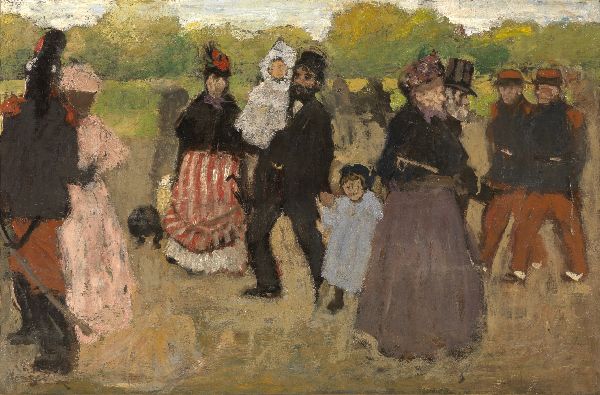 Henri Evenepoel, Sunday at the Bois de Boulogne