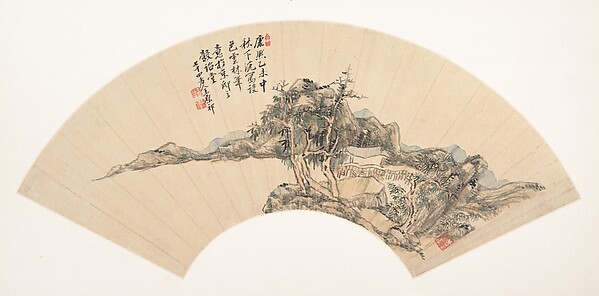 Unidentified artist, Landscape in the Style of Ni Zan