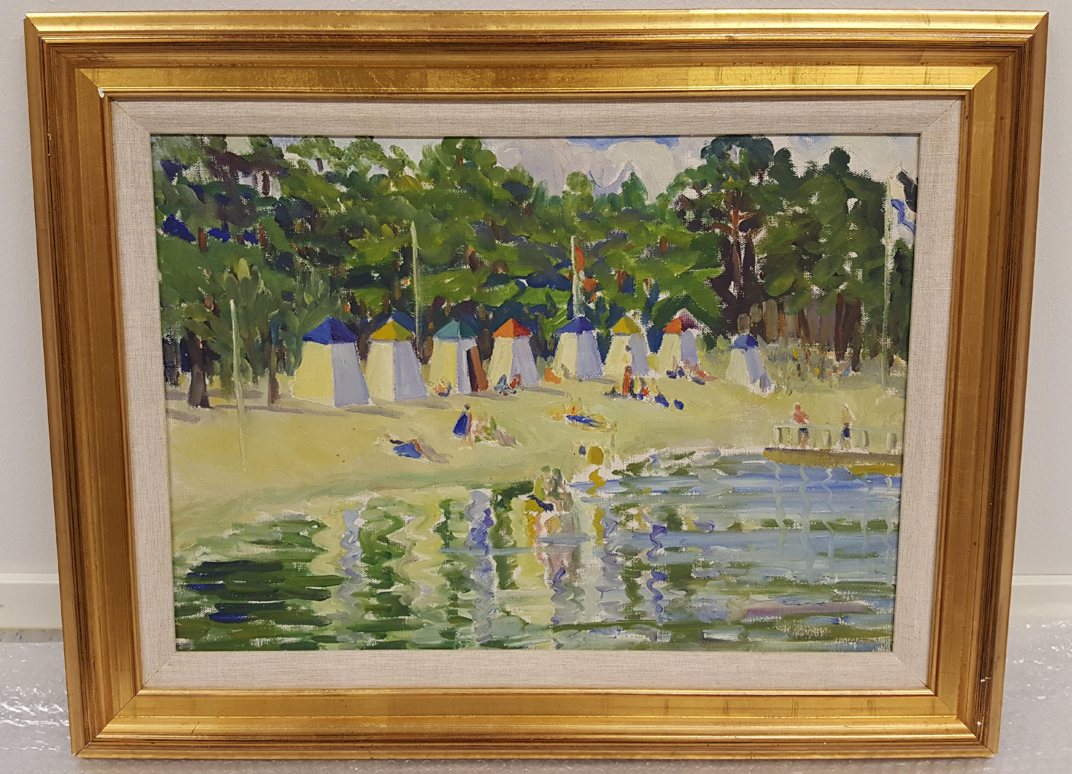 Venny Soldan-Brofeldt, Uimarannalta (Hanko)