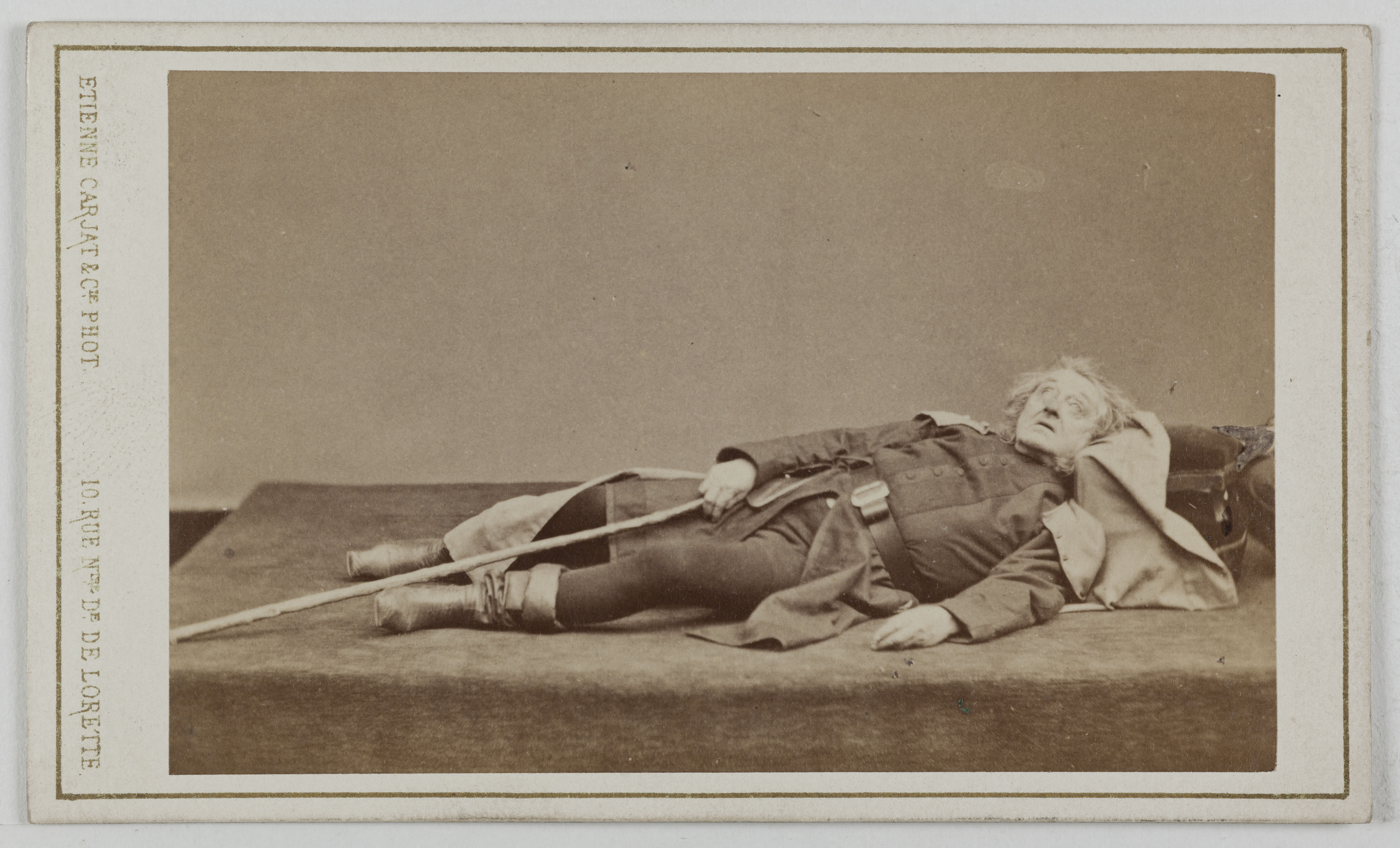 Carjat & Cie, Portrait de Frédérick Lemaître, (Antoine-Louis-Prosper Lemaître, 1800-1876), (acteur)