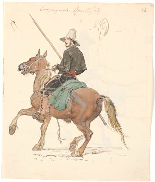 Johan Thomas Lundbye, Campagnole til hest