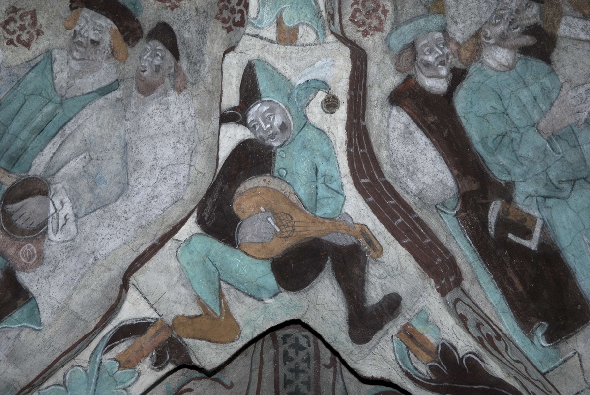Bengt Backlund, Lime Painting in Harkberga Church, Uppland 2009