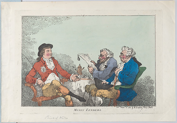 Thomas Rowlandson, Money Lenders