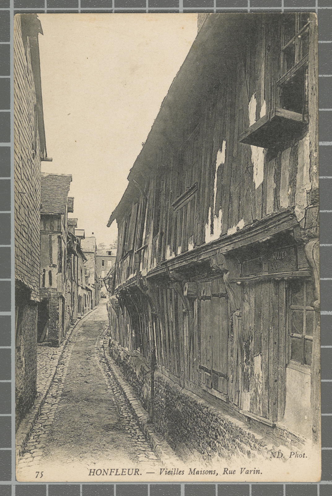 Desconegut, 75 Honfleur. - Vieilles Maisons, Rue Varin