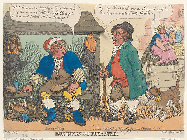 Thomas Rowlandson, Business and Pleasure