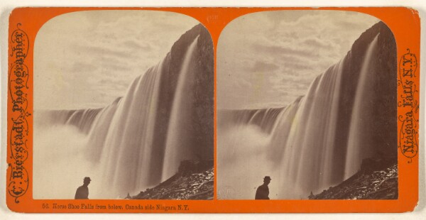 Charles Bierstadt, Horse Shoe Falls from below, Canada side Niagara N.Y.