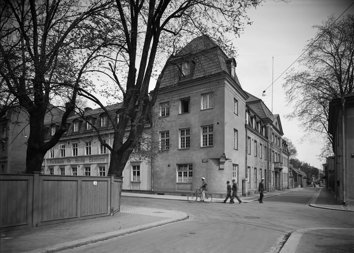 Paul Sandberg, Fackskolan för huslig ekonomi, Trädgårdsgatan 14, Uppsala 1938