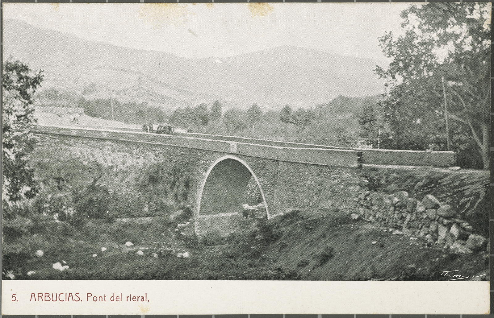 Desconegut, 5. Arbucias. Pont del rieral.
