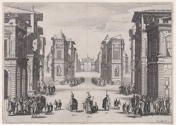 Jacques Callot, Soliman, 1er Act, from "Soliman"