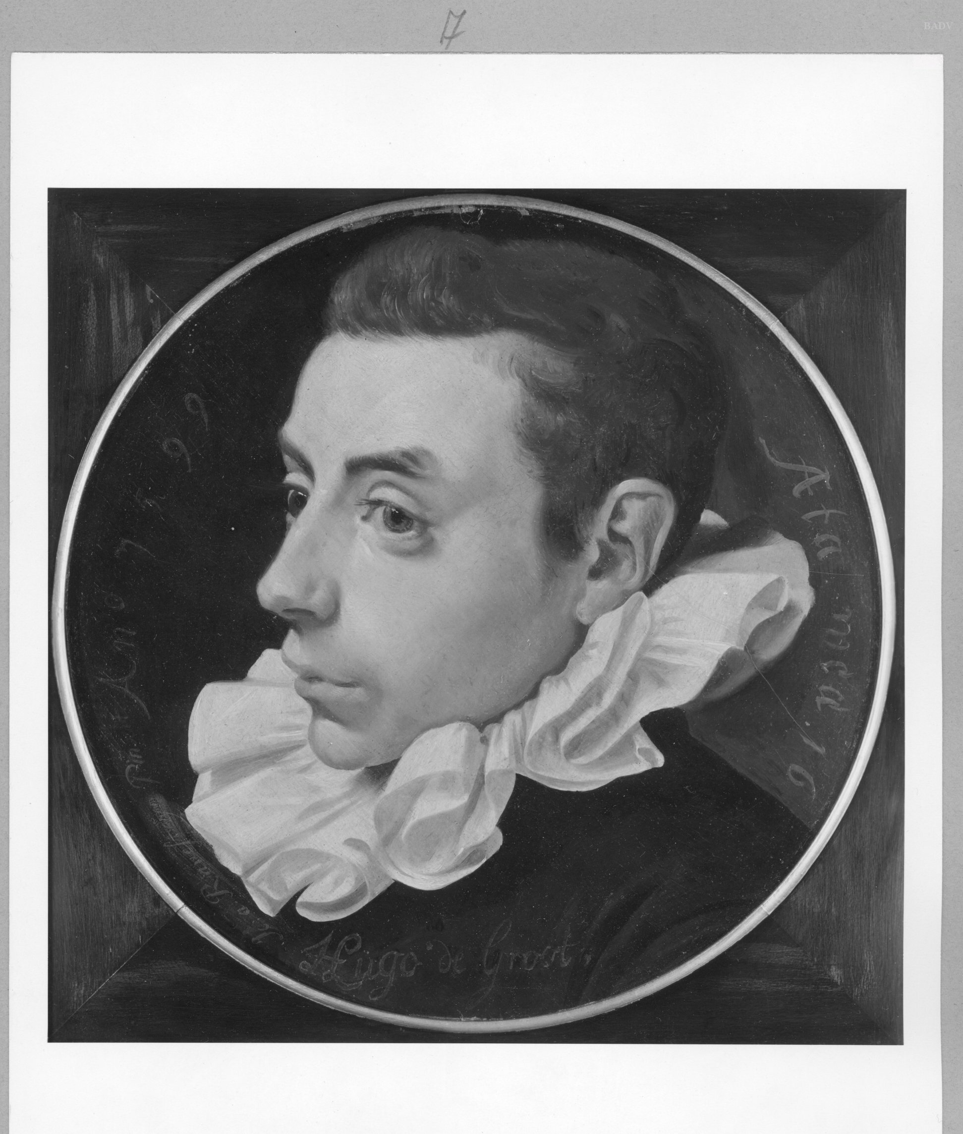Jan van Ravesteyn, portrait of H. Grotius