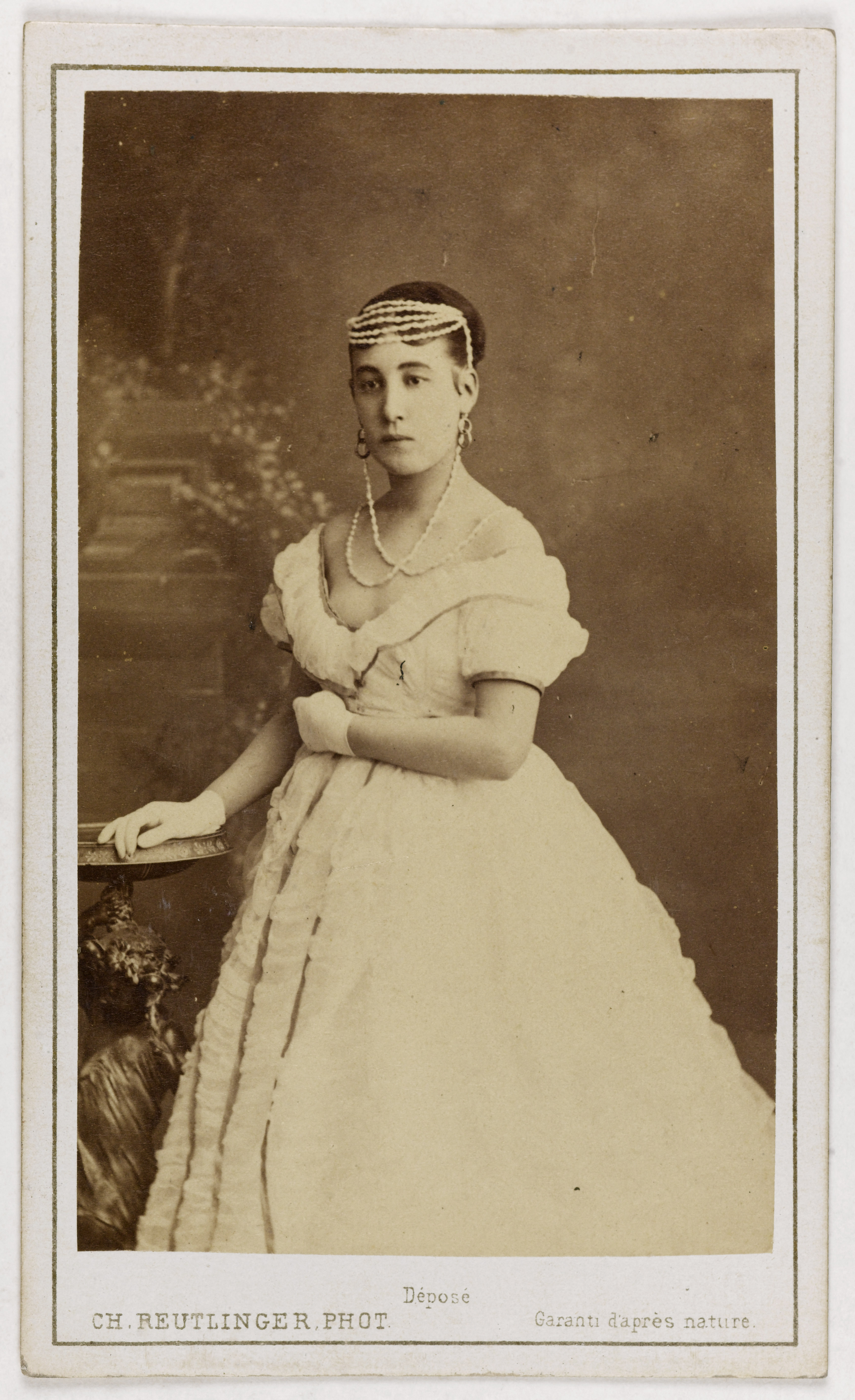 Charles Reutlinger, Portrait de Mme Valentine, actrice