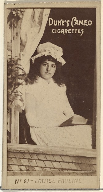 W. Duke, Sons & Co., Card Number 81, Louise Pauline, from the Actors and Actresses series (N145-4) issued by Duke Sons & Co. to promote Cameo Cigarettes
