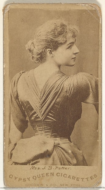 Goodwin & Company, Mrs. James Brown Potter, from the Actors and Actresses series (N171) for Gypsy Queen Cigarettes