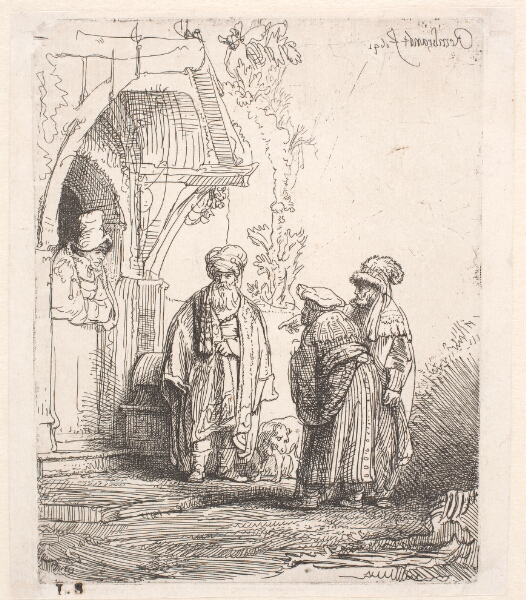Rembrandt van Rijn, Jakob og Laban (?)