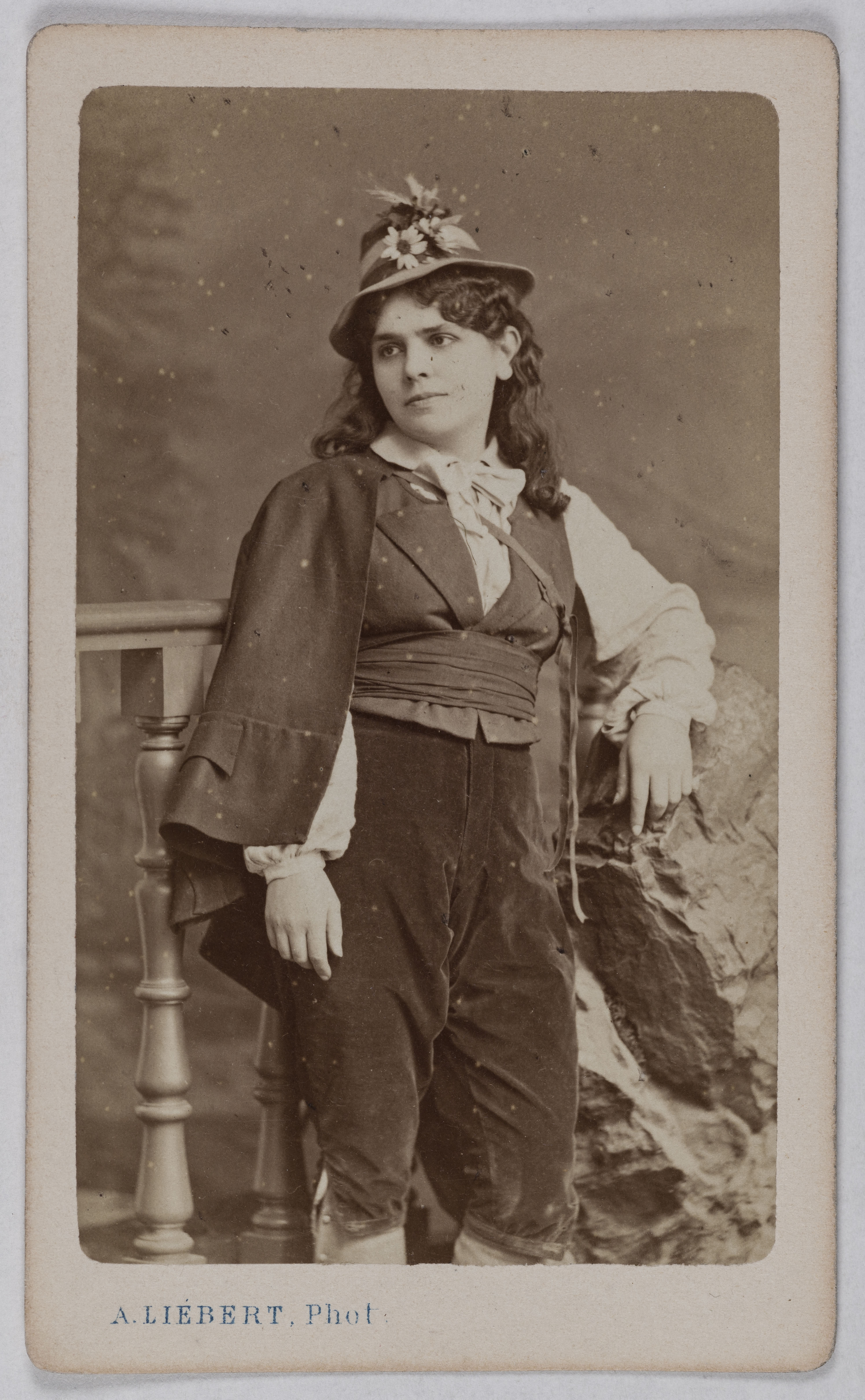 Alphonse Liébert, Portrait de Célestine Galli-Marié (née Marié, épouse Galli), (1840-1905), (chanteuse lyrique)