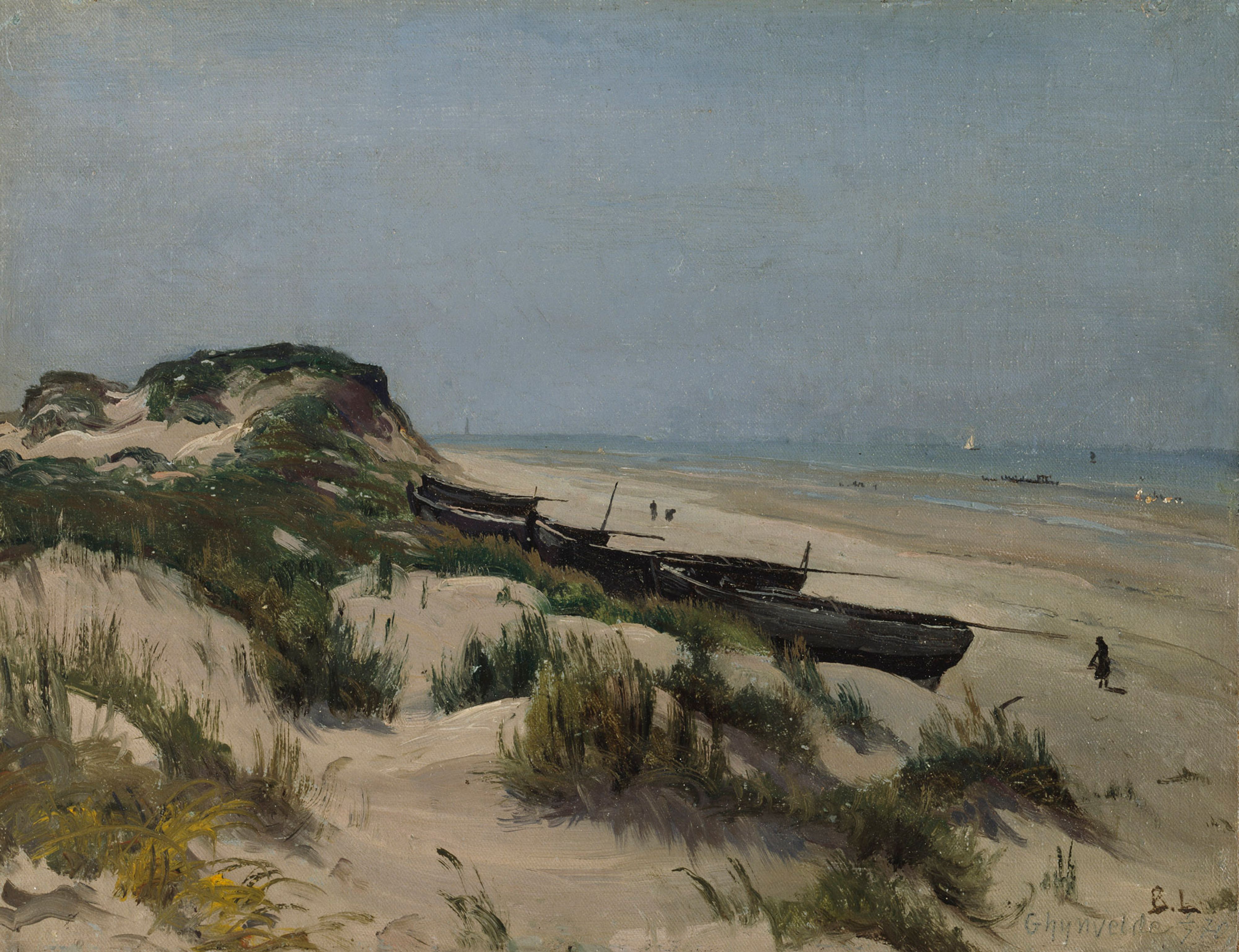 Berndt Lindholm, Boats on the Shore