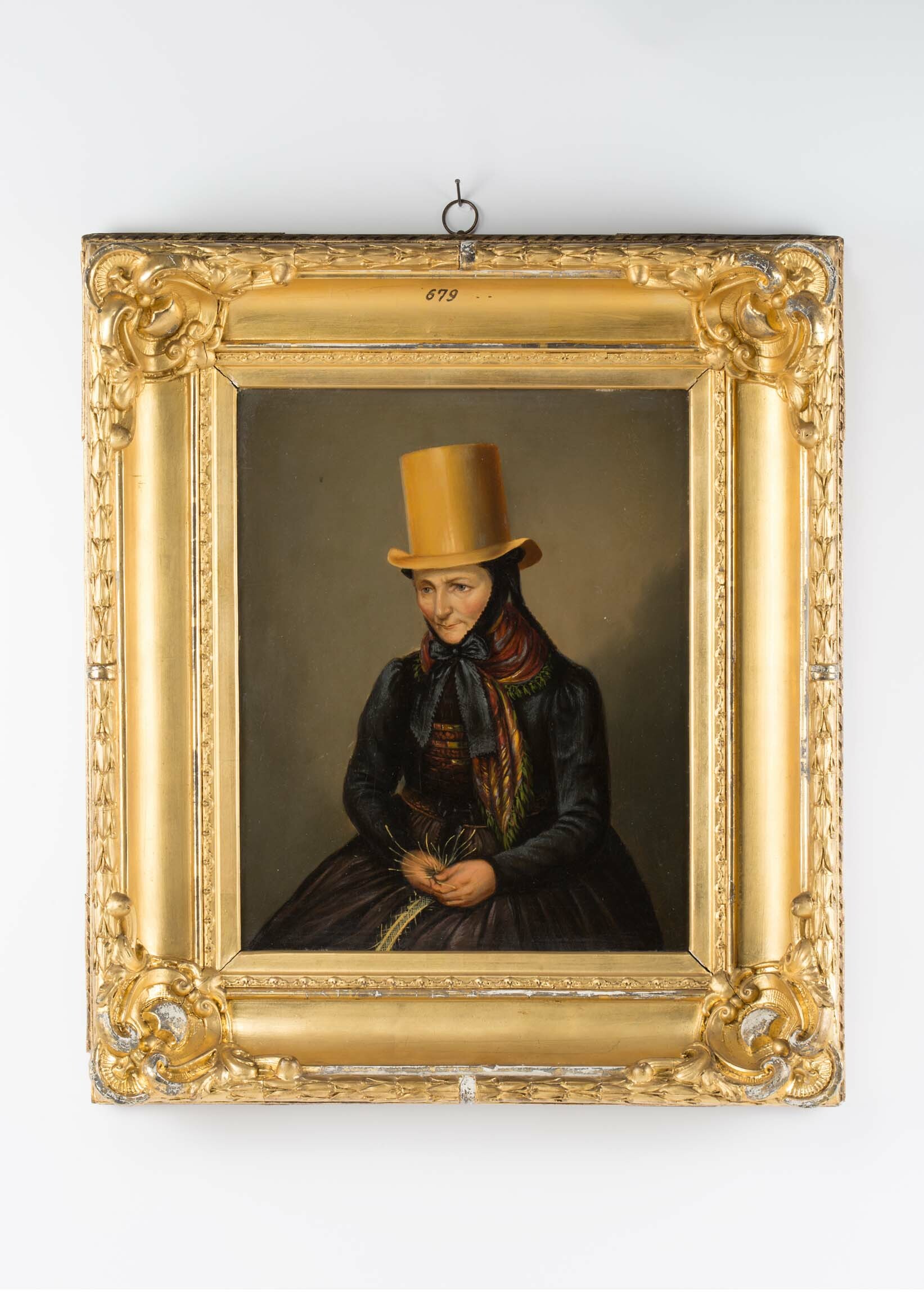 Johann Baptist Laule, Gemälde "Cölestine Eisele", wohl Johann Baptist Laule, Furtwangen, um 1860