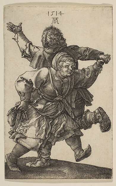 Albrecht Dürer, Peasant Couple Dancing