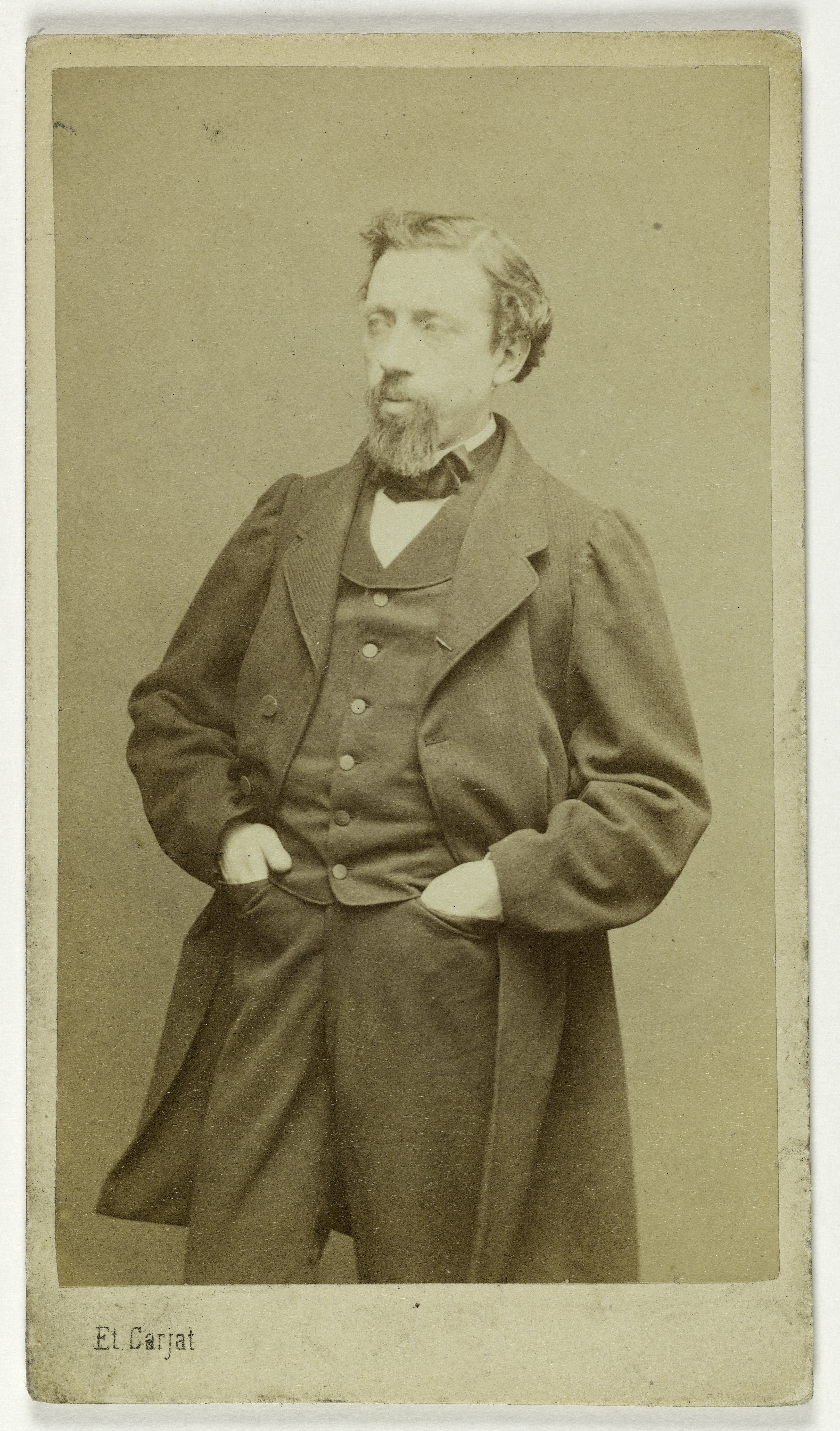 Carjat & Cie, Portrait de Gevaert Auguste, (1828-1908), (compositeur belge, musicographe)