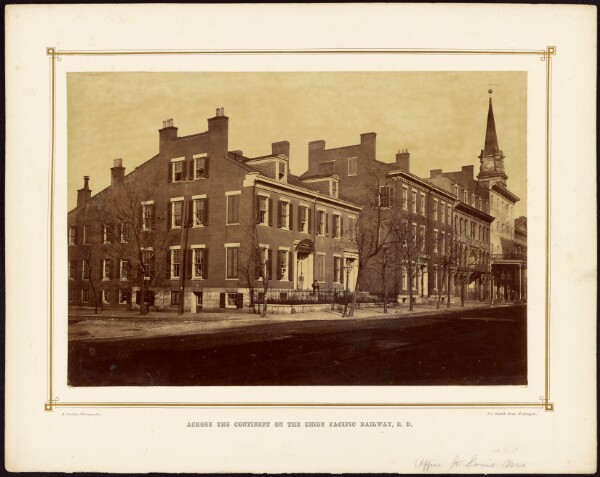Alexander Gardner, [Office of the Union Pacific Railroad Company, St. Louis, Missouri]