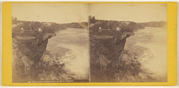 Edward Bierstadt, Table Rock, looking down the River, Niagara.