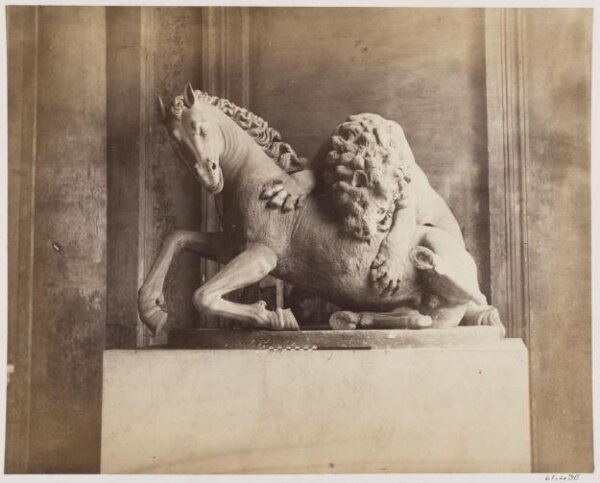 Parker, John Henry, Sculpture - Of a Lion upon a Horse, now in the Palazzo de' Conservatori on the Capitol