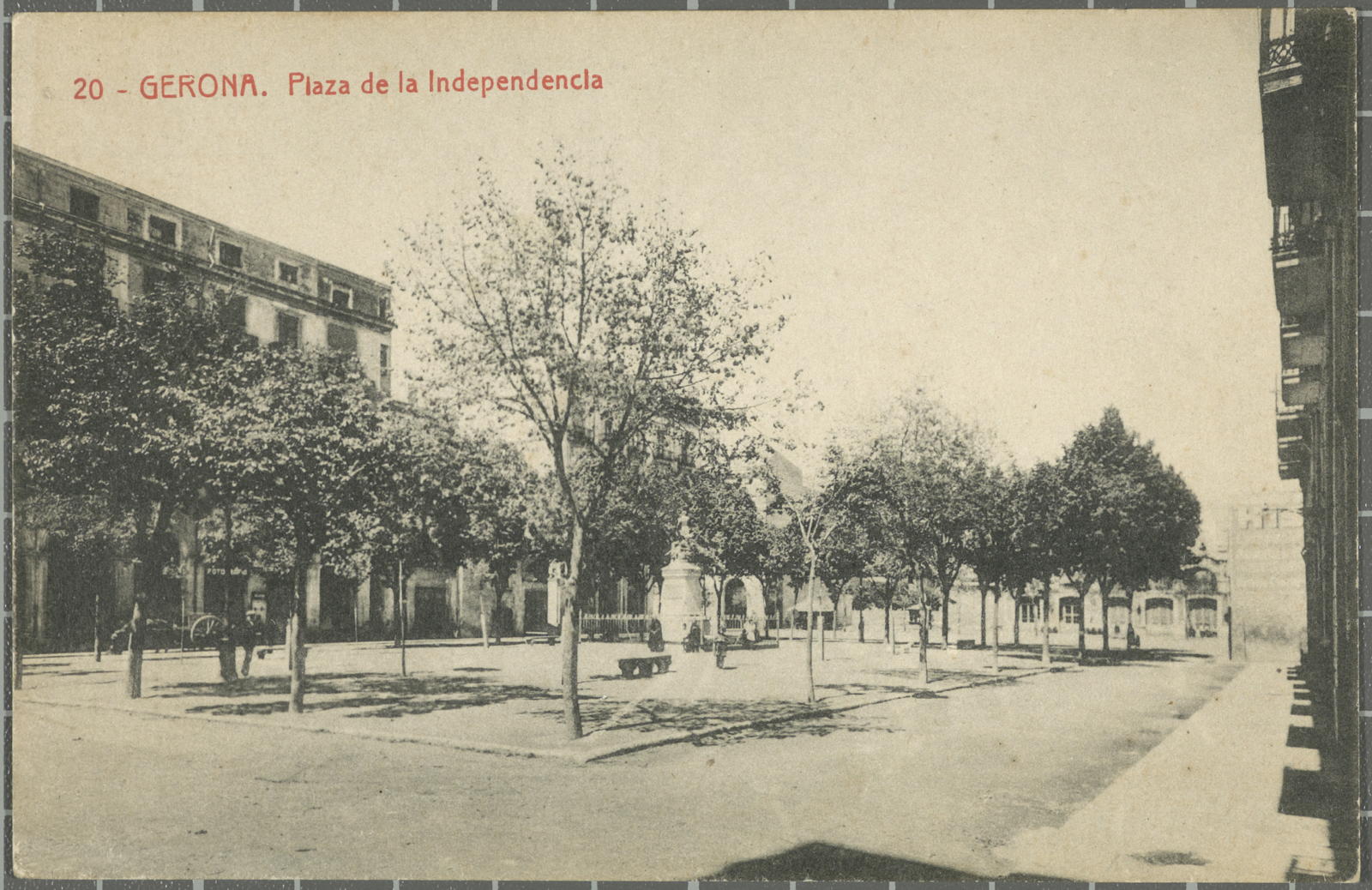 Desconegut, 20 -Gerona. Plaza de la Independència