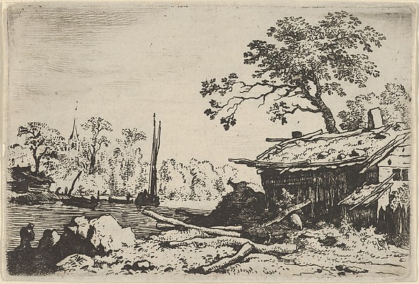 Allart van Everdingen, The Ruinous Hut