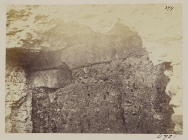 Parker, John Henry, Circus of Sallust - Portion of the Wall of the Kings, c. B.C. 600, seen through an opening in a Wall of the Empire, A.D. 80.