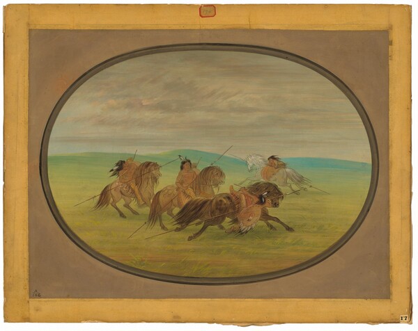 George Catlin, Camanchee Horsemanship