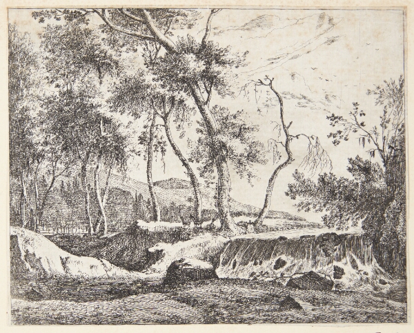 Roelant Roghman, Landskab med et vandfald