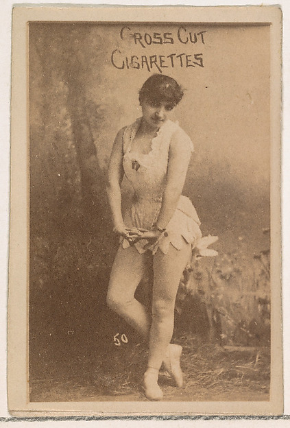 W. Duke, Sons & Co., Card Number 50, from the Actors and Actresses series (N145-1) issued by Duke Sons & Co. to promote Cross Cut Cigarettes