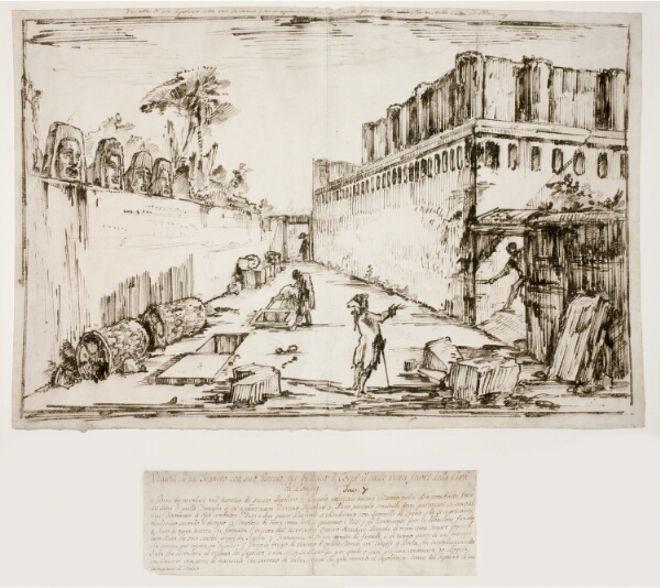 Giovanni Battista Piranesi, Istacidiernes grav nær Herculanum-porten i Pompeji
