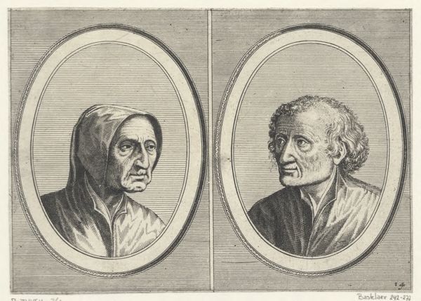 Doetechum, Johannes of Lucas van, (printmaker), Eerlijcke Lyn and Snoepighe Steeve