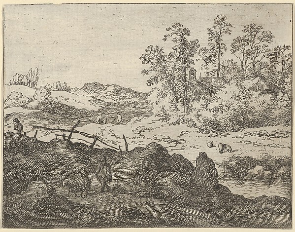Allart van Everdingen, The Shepherd and the Lamb