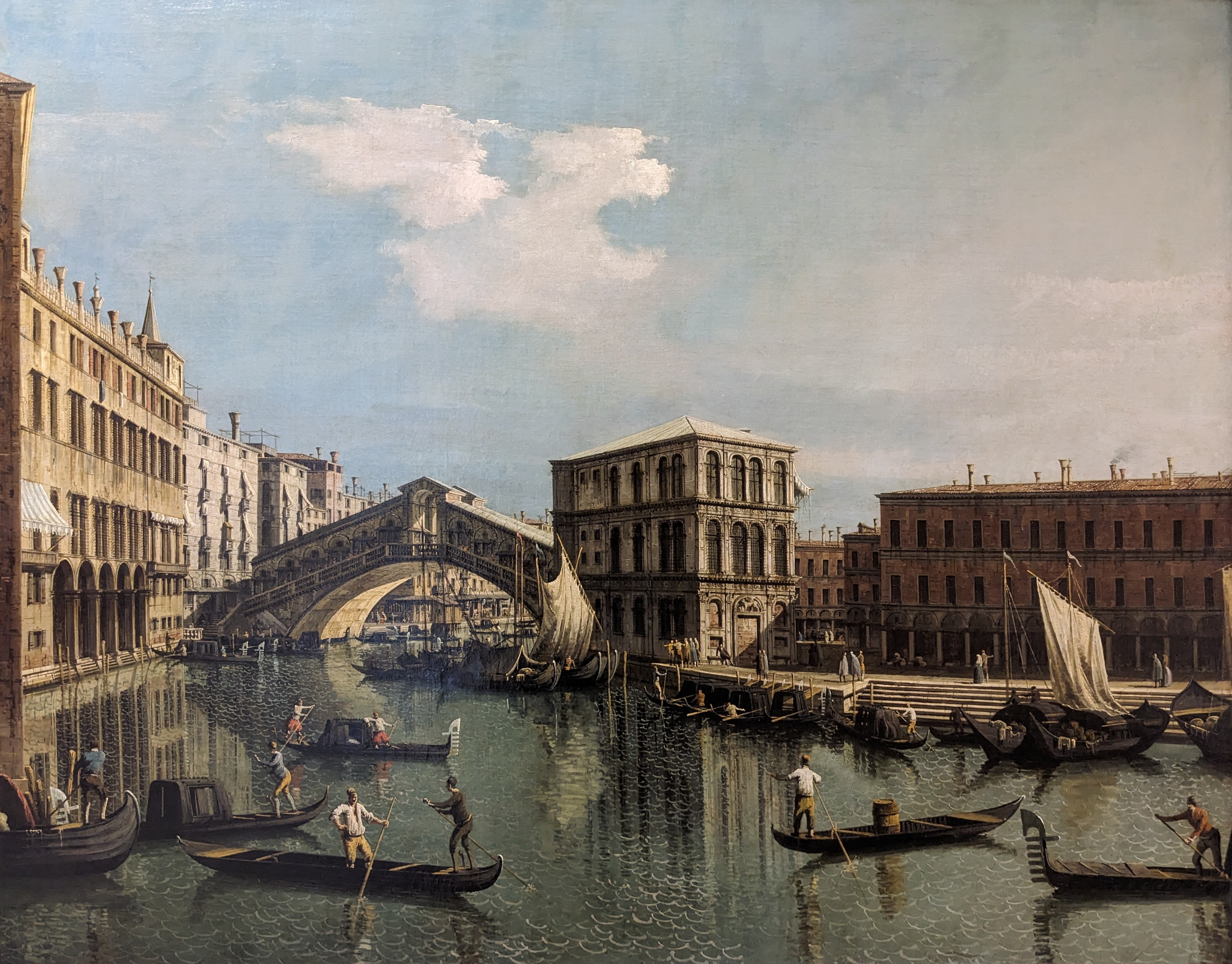 Bernardo Bellotto, The Rialto Bridge