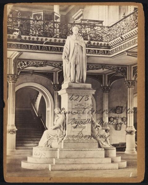 Francis Frith, Prince Consort Statue.  Byculla Museum.  Bombay