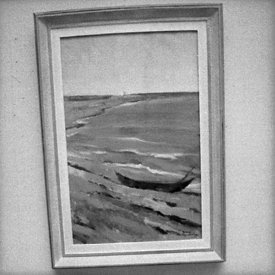 Knut Borg, Tavla. Konstnär: Nyström. Wallins Konsthall.