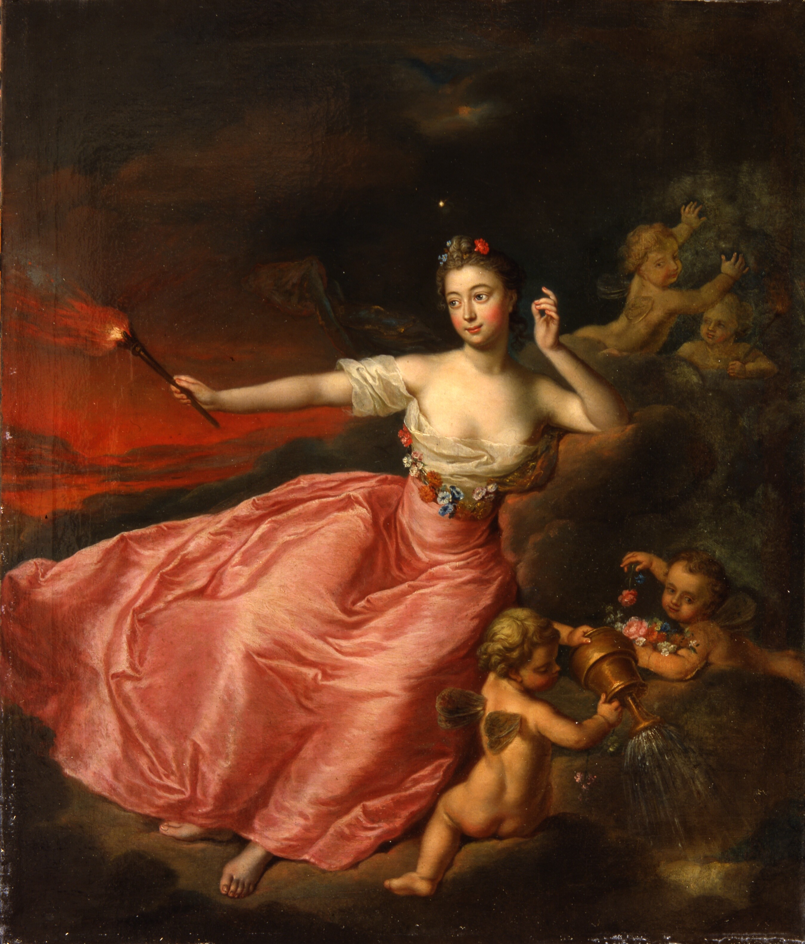 Anna Rosina de Gasc, Porträt einer unbekannten Dame als Aurora