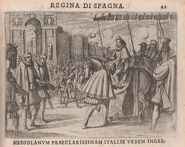 Antonio Tempesta, Triumphal Entry of Margaret of Austria into Milan, from The Life of Margaret of Austria, plate 10
