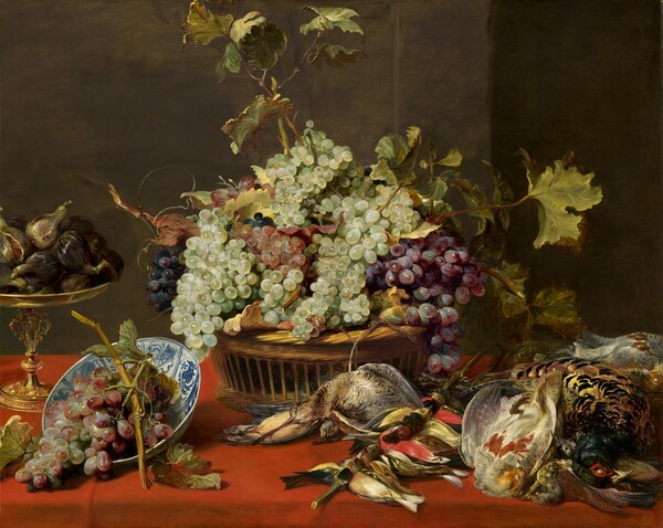 Frans Snyders, Still Life with Grapes and Game