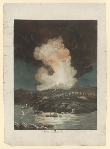 Edward Savage, Eruption of Mount Etna
