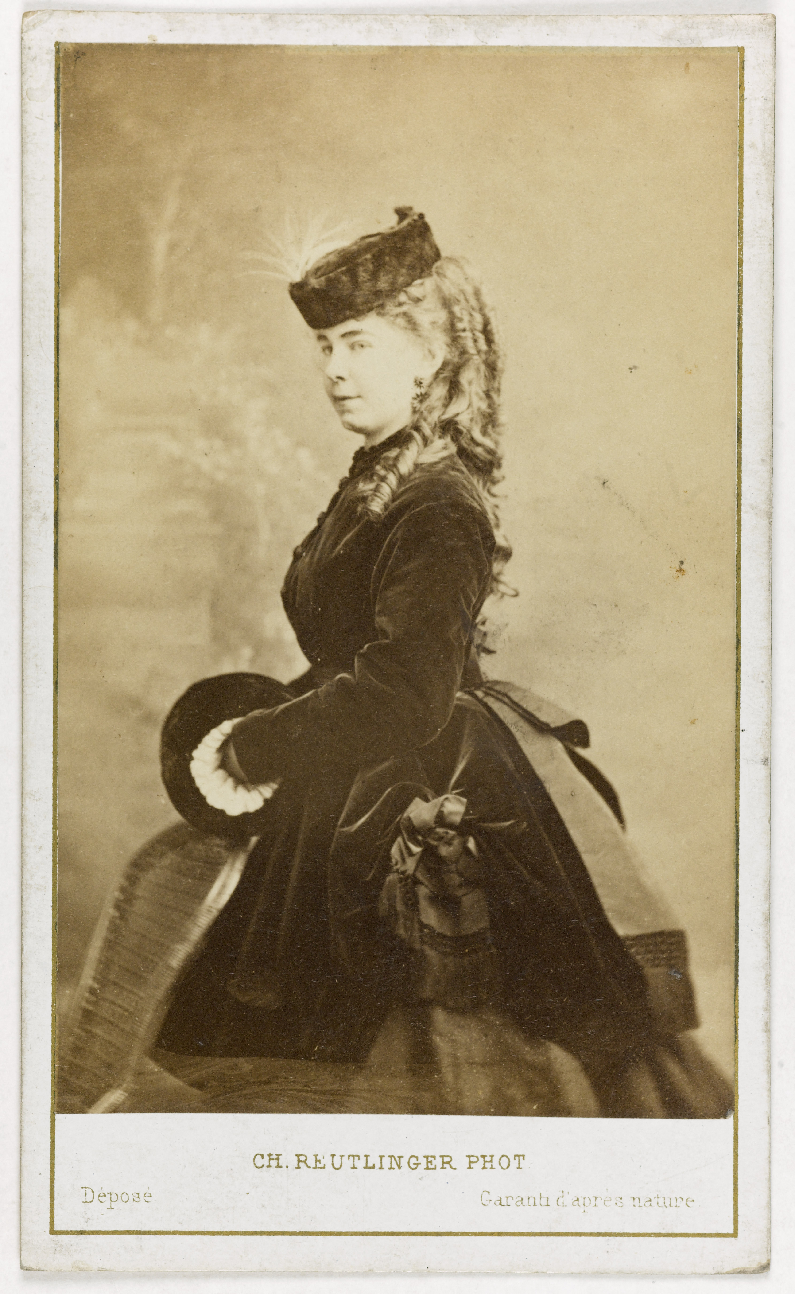Charles Reutlinger, Portrait de Mlle Ulhmann, actrice