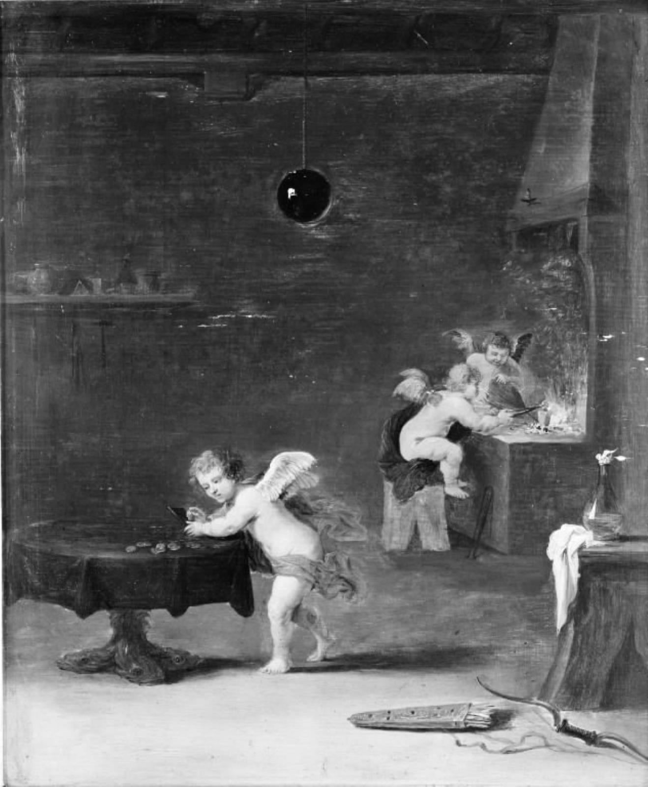 David Teniers (II), Amor der smelter penge