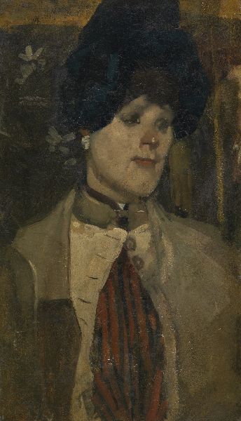 George Hendrik Breitner, Portrait of a Chanteuse