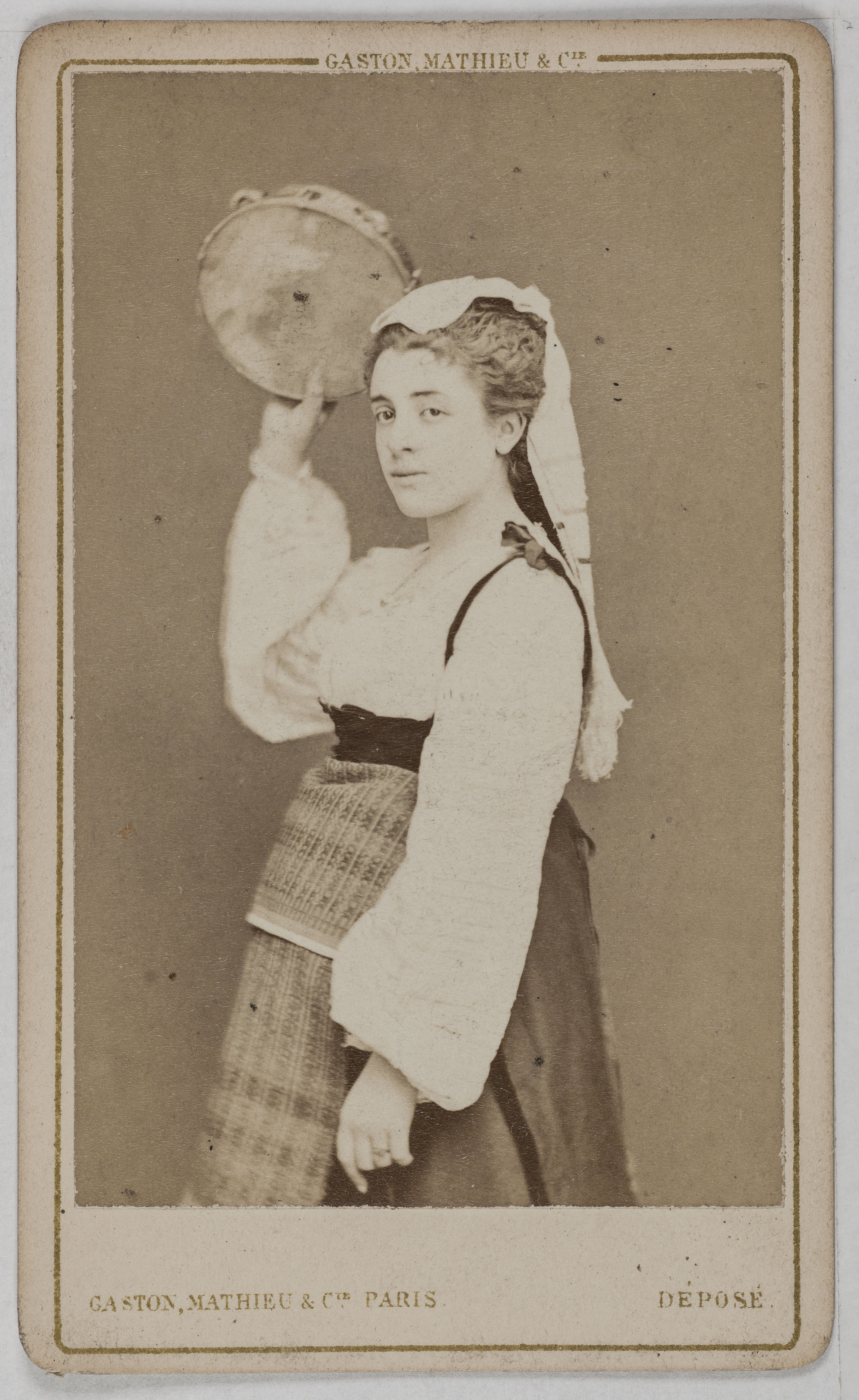 Mathieu & Cie Gaston, Portrait d'Anna Judic (Anna Marie Louise Damiens, épouse Israël, dite), (1850-1911), (cantatrice, actrice)