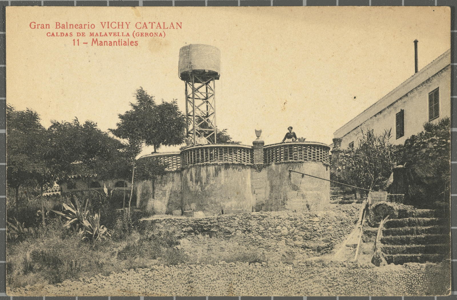 Josep Thomas Bigas, Gran Balneario VICHY CATALAN CALDAS DE MALAVELLA (Gerona) 11 - Manatiales