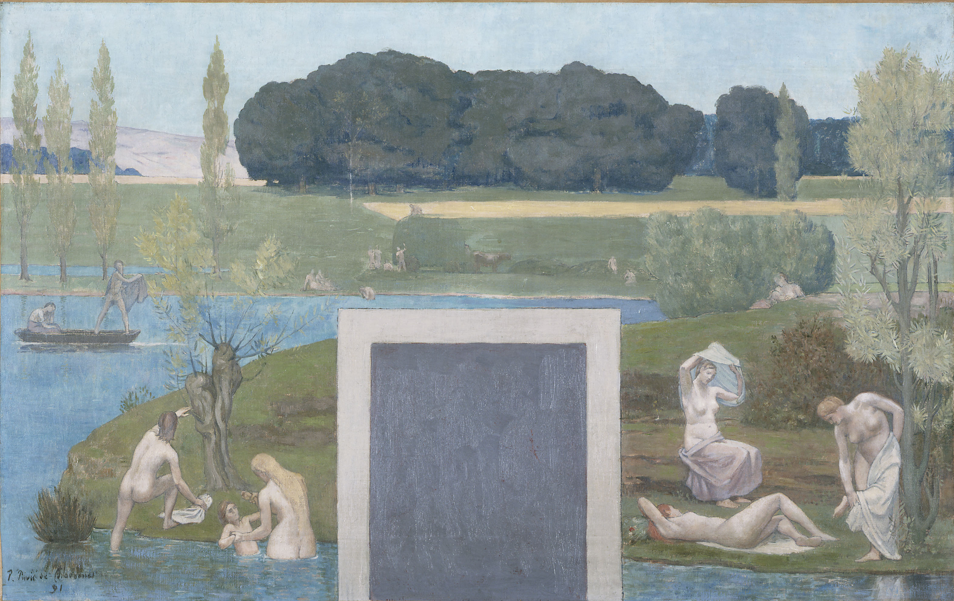 Pierre-Cécile Puvis de Chavannes, Esquisse pour l'Hôtel de Ville de Paris : l'été